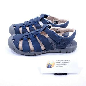 Keen Newport H2 Sport Waterproof Sandal Youth Size 3 1010079 Blue Pink Gray